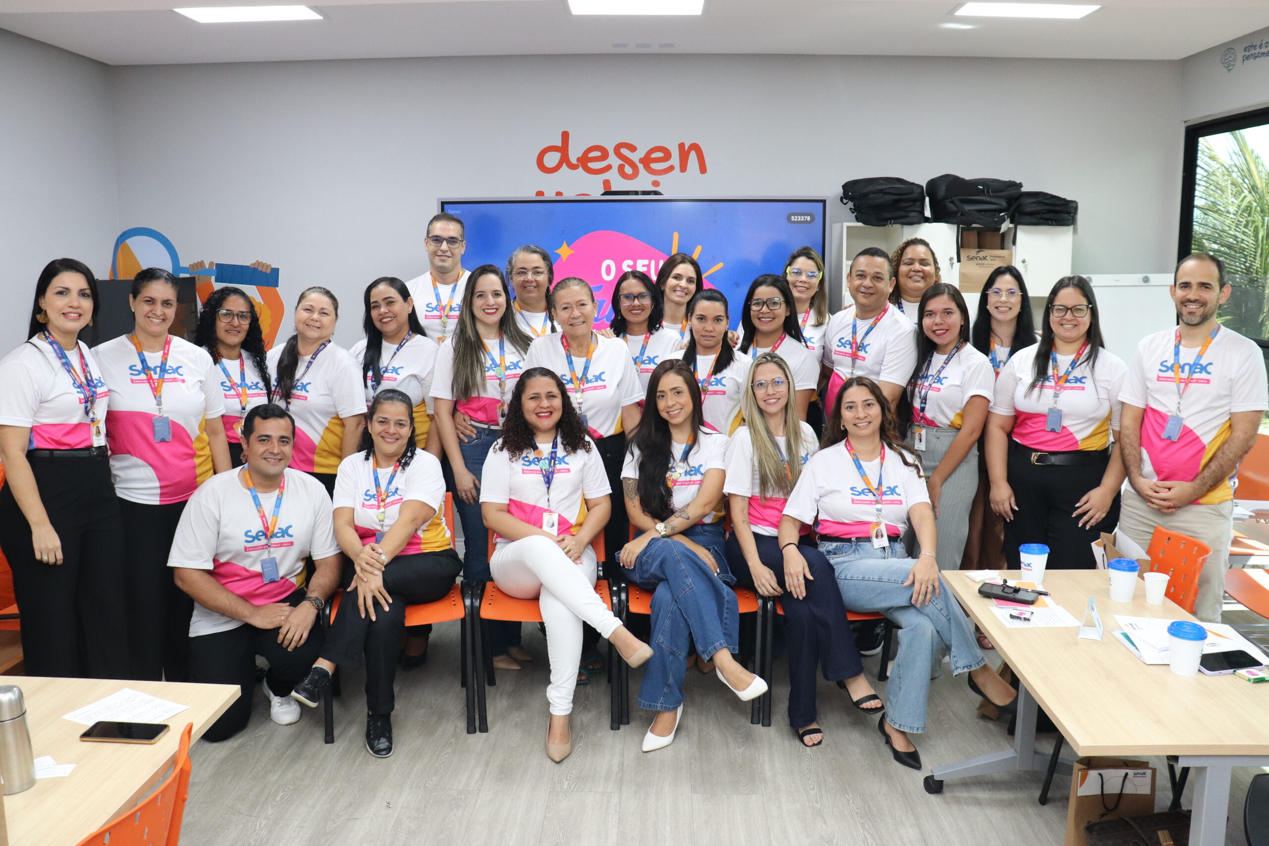 Equipe de execução de matrícula do Senac Alagoas são encantados por treinamento promovido pela Instituição