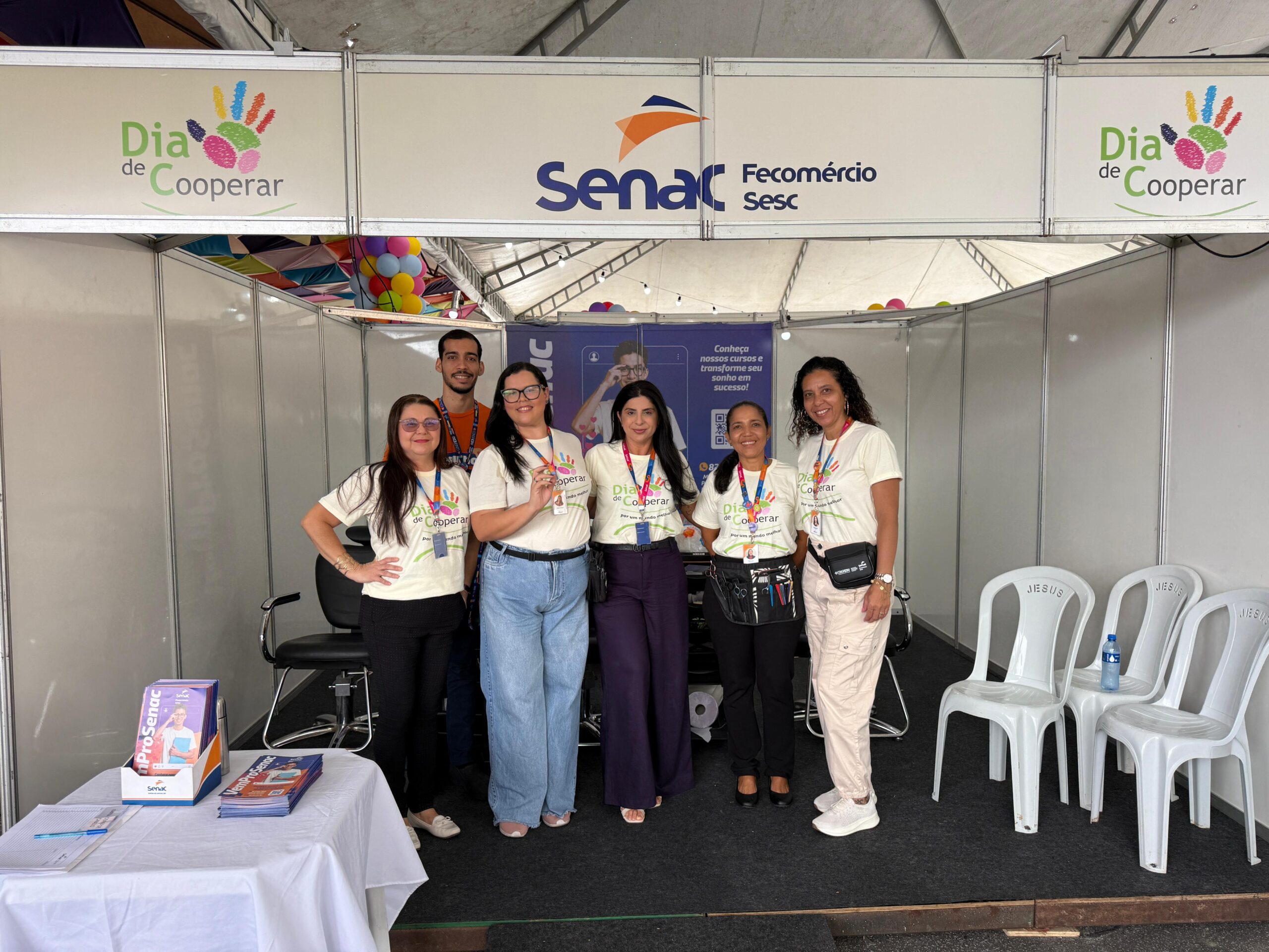 Parceria! Senac Alagoas prestigia público que participou do “Dia C de Cooperar”