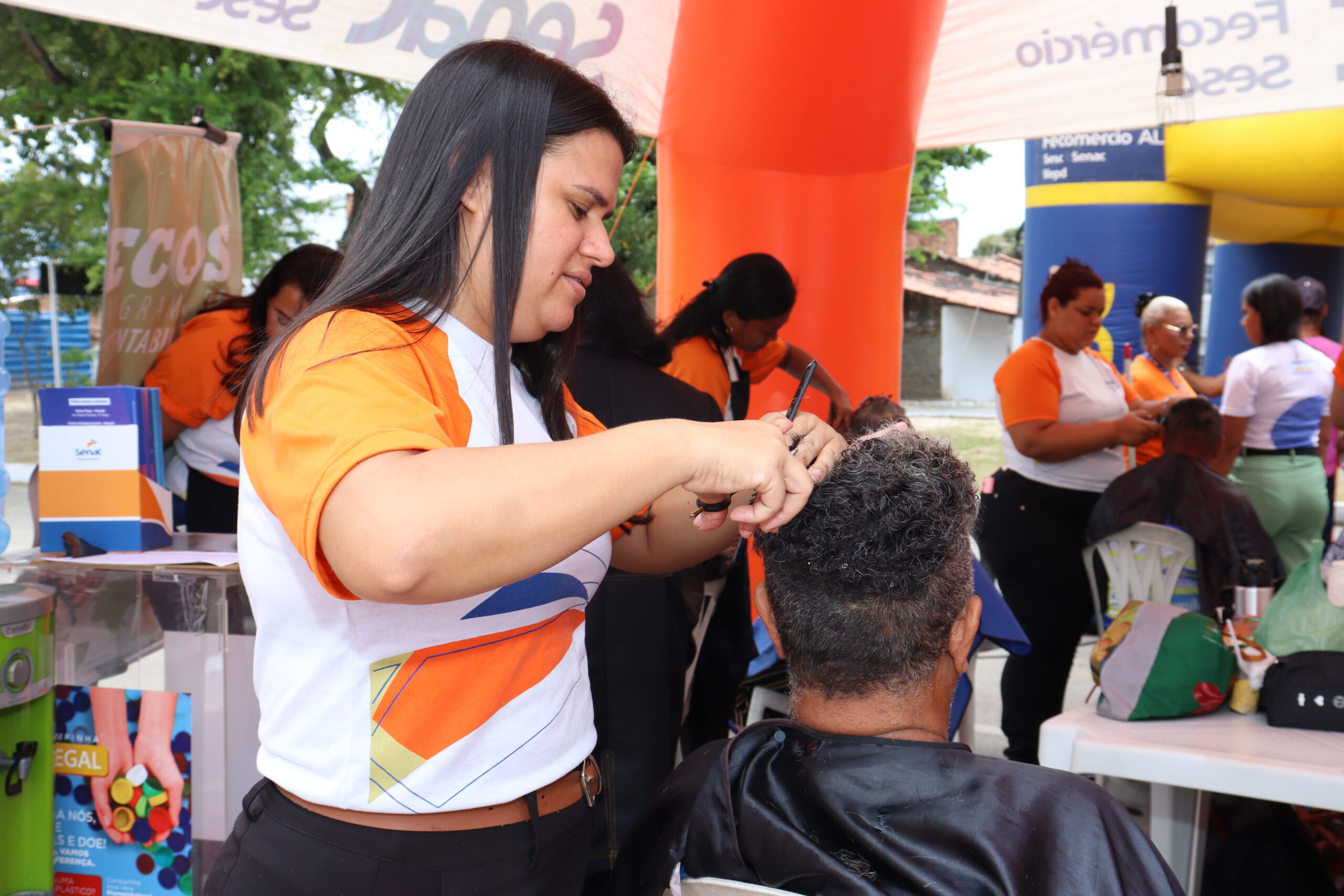 Compromisso social! Senac Alagoas promove serviços gratuitos em ações para a comunidade