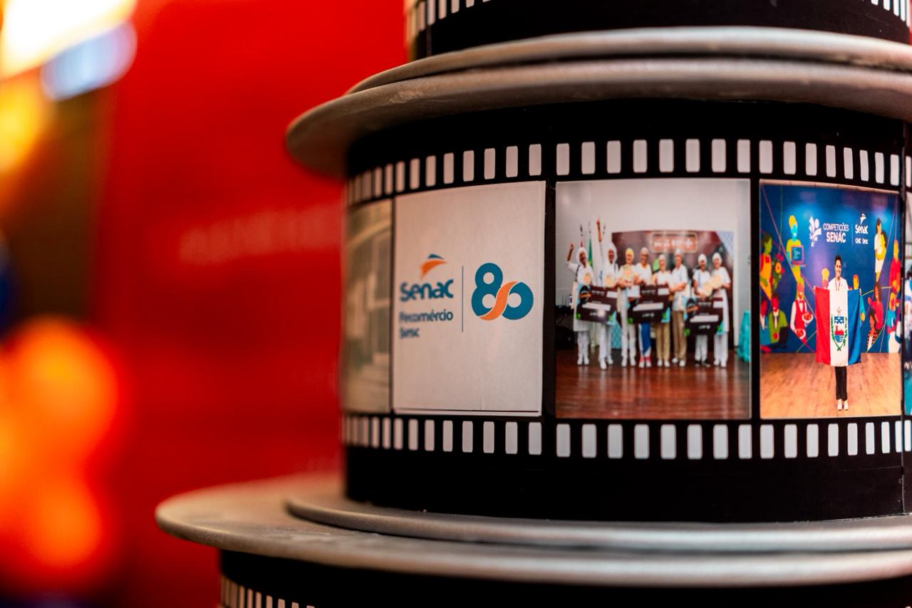 Senac celebra 80 anos fortalecendo o desenvolvimento socioeconômico por meio da educação profissional