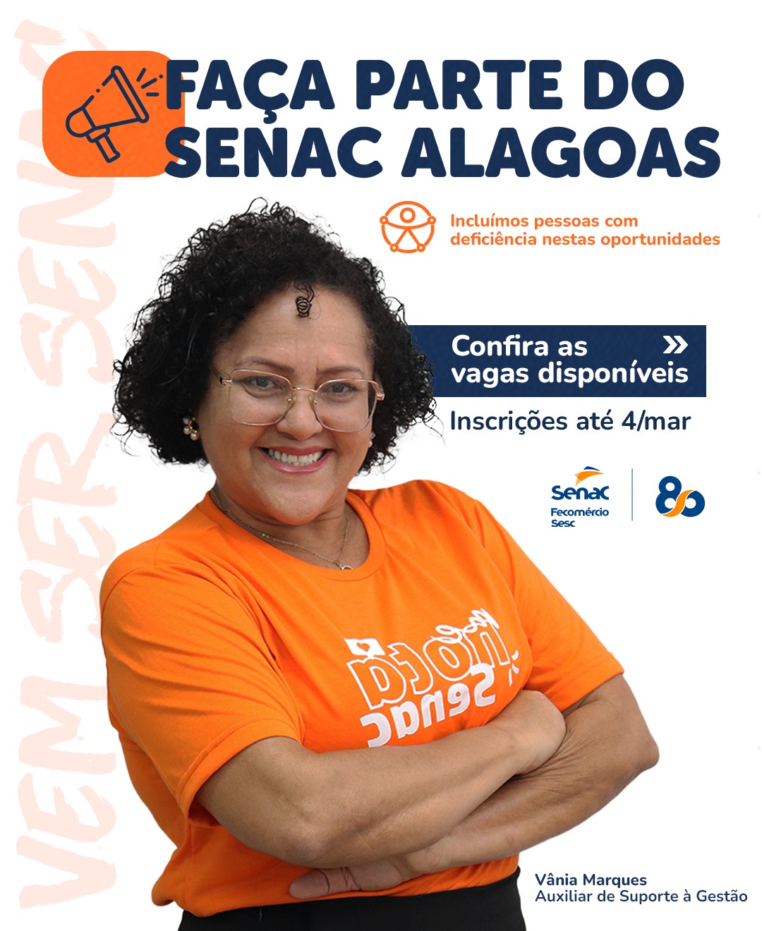 Há vagas! Senac Alagoas abre processo seletivo para vagas de emprego em Maceió e no interior