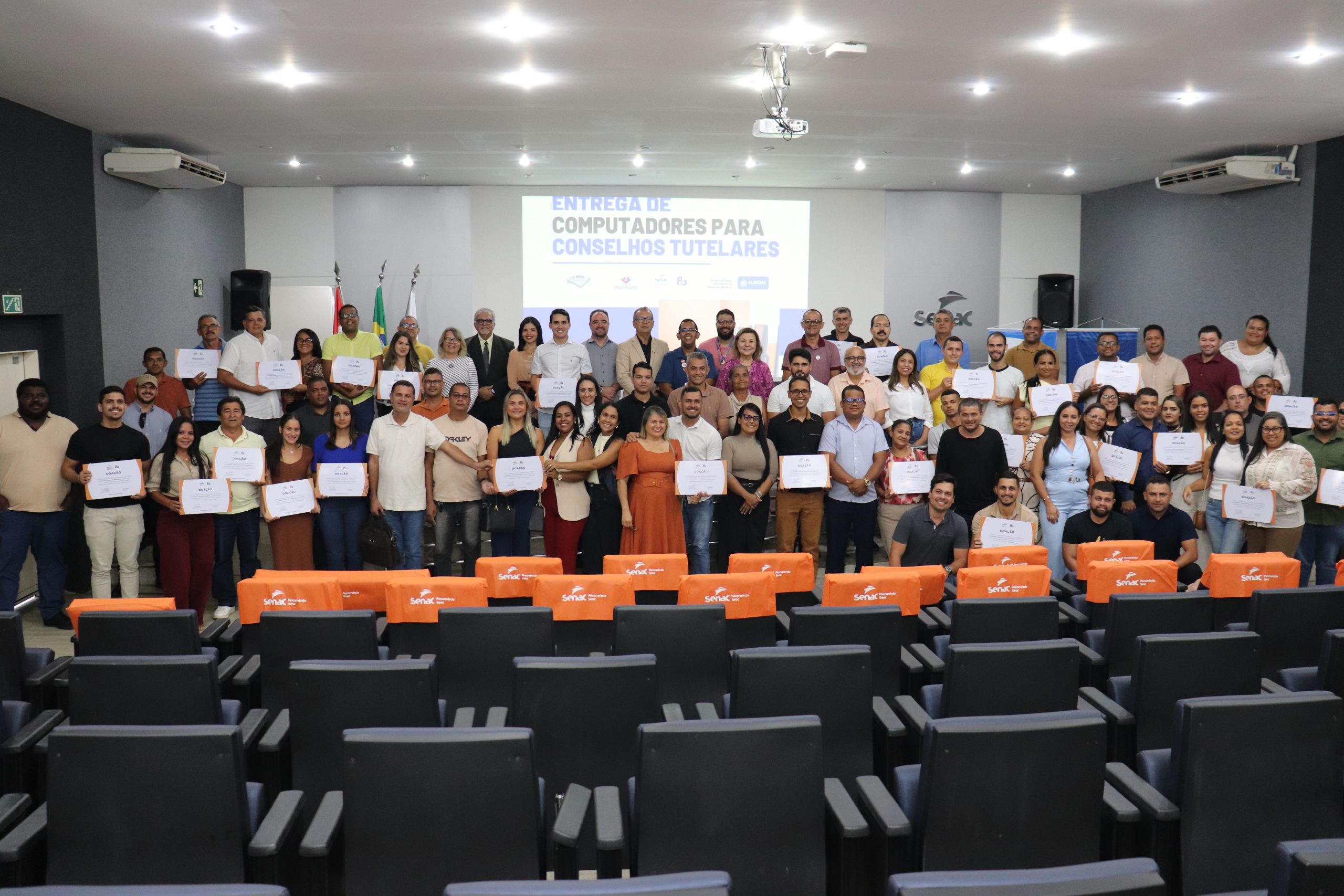 Senac realiza entrega de computadores a Conselhos Tutelares de 37 municípios alagoanos