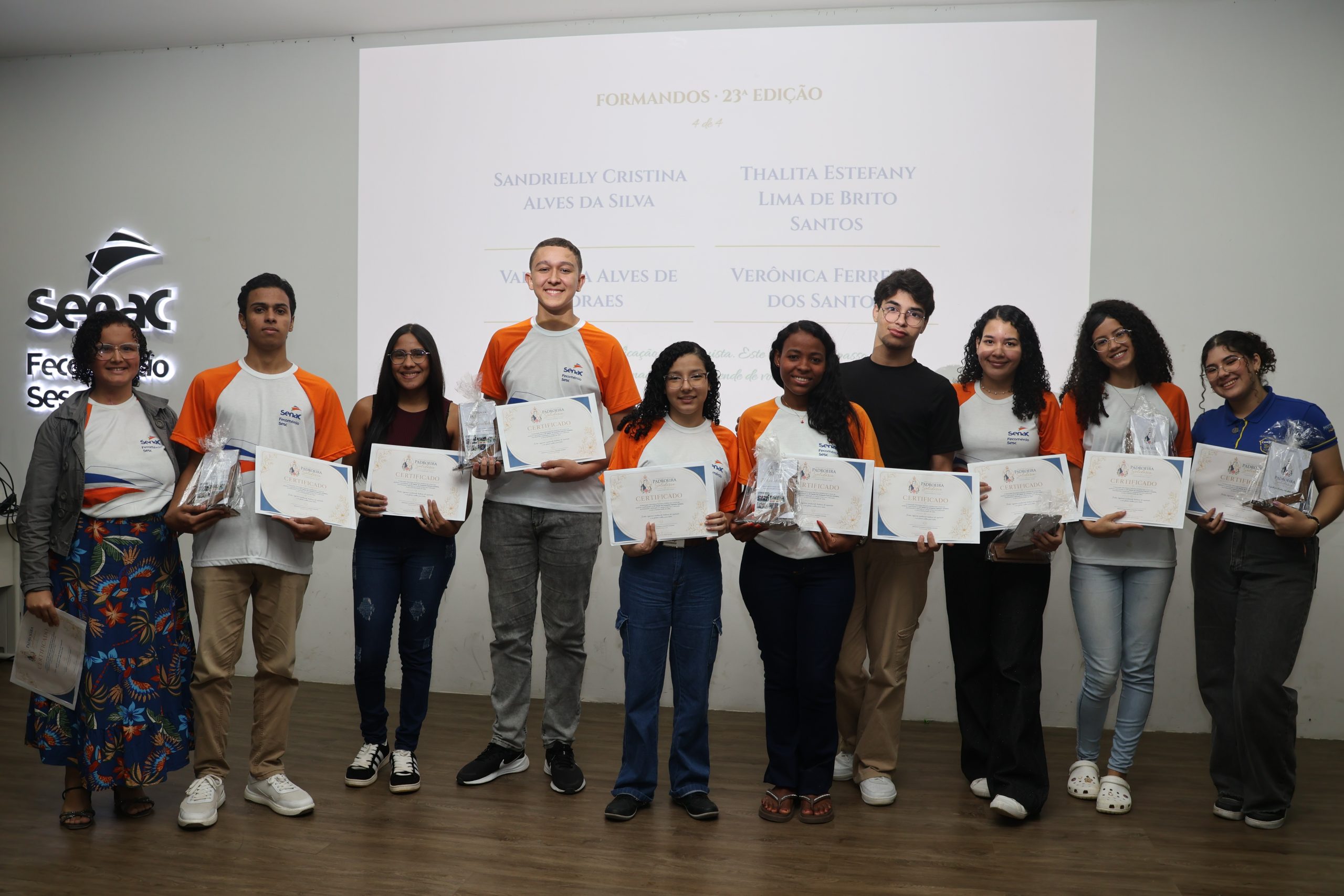 Senac Alagoas celebra encerramento da 23ª edição da Campanha Padroeira Solidária e reforça parceria pela transformação de jovens