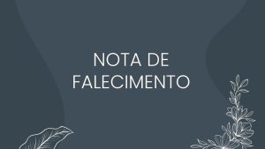 Nota de Falecimento